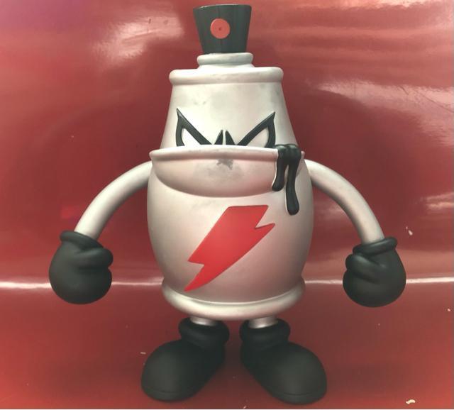 《RAY》スプレー缶 フィギュア スパンキー spray HEADLOCKSTUDIO ワンダフルマン ART デザイナーズトイ < ホビー  《RAY》スプレー缶 フィギュア スパンキー spray HEADLOCKSTUDIO ワンダフルマン ART デザイナーズトイ < ホビーの