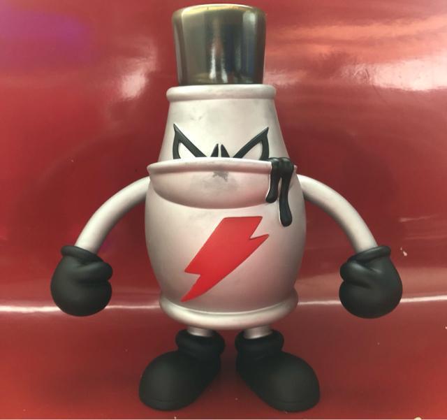 《RAY》スプレー缶 フィギュア スパンキー spray HEADLOCKSTUDIO ワンダフルマン ART デザイナーズトイ < ホビー  《RAY》スプレー缶 フィギュア スパンキー spray HEADLOCKSTUDIO ワンダフルマン ART デザイナーズトイ < ホビーの