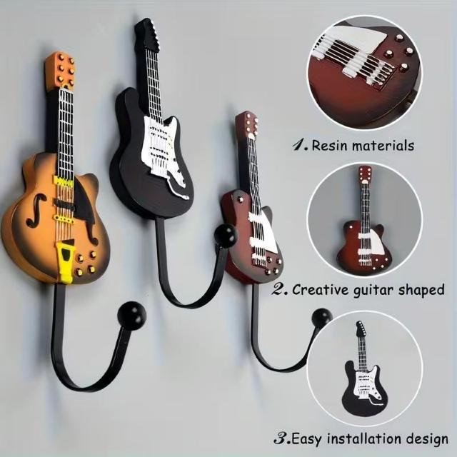 爆ヤス価格890円★3個セット ヴィンテージ楽器型壁フック - 頑丈な音楽テーマハンガー簡単取り付け(ネジ不要) < インテリア/ライフ 爆ヤス価格890円★3個セット ヴィンテージ楽器型壁フック - 頑丈な音楽テーマハンガー簡単取り付け(ネジ不要) < インテリア/ライフの