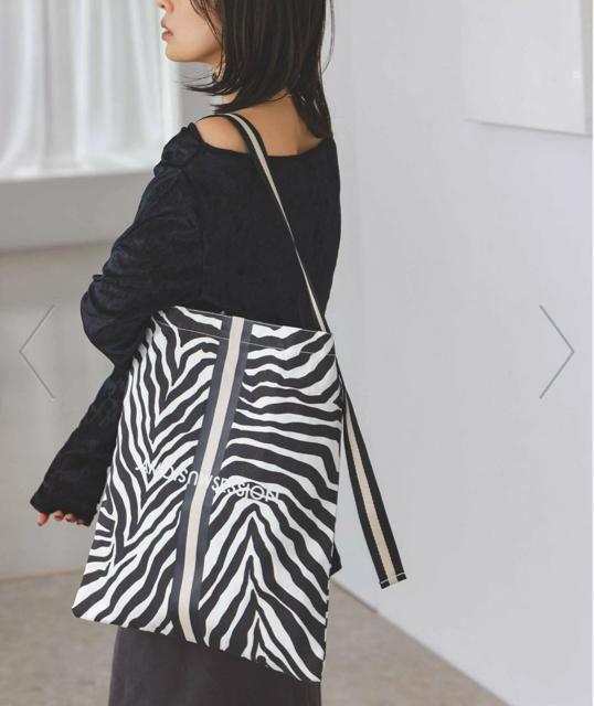 N.JAM エヌジャム ゼブラ柄トート small トートバッグ < 女性ファッション N.JAM エヌジャム ゼブラ柄トート small トートバッグ < 女性ファッションの