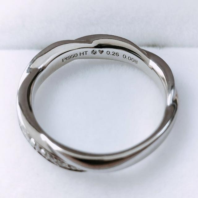 ダイヤモンド リング Pt950 0.26ct 4.5g < 女性アクセサリー/時計 ダイヤモンド リング Pt950 0.26ct 4.5g < 女性アクセサリー/時計の