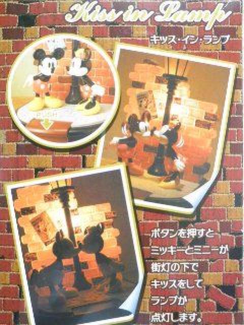 ●ロマンチック★ボタンを押すとミッキーとミニーがキス*ランプが点灯<キッス・イン・ランプ> < 家電/AV ●ロマンチック★ボタンを押すとミッキーとミニーがキス*ランプが点灯<キッス・イン・ランプ> < 家電/AVの