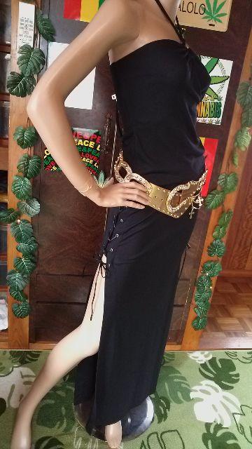 大きいサイズ†露出ッ♪編み上げロンスカ&ホルターセットアップ < 女性ファッション  大きいサイズ†露出ッ♪編み上げロンスカ&ホルターセットアップ < 女性ファッションの