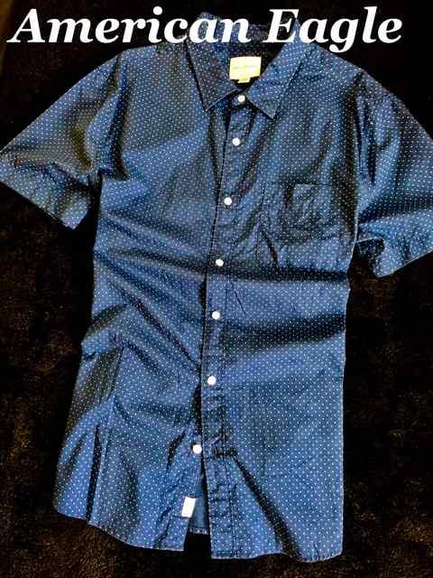 【American Eagle】アメリカンイーグル Vintage カジュアルシャツ US-XL (XXL相当)/Blue < ブランド 【American Eagle】アメリカンイーグル Vintage カジュアルシャツ US-XL (XXL相当)/Blue < ブランドの