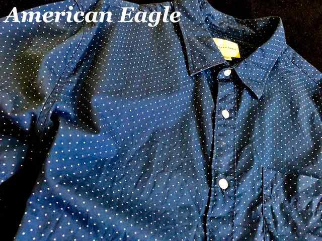 【American Eagle】アメリカンイーグル Vintage カジュアルシャツ US-XL (XXL相当)/Blue < ブランド 【American Eagle】アメリカンイーグル Vintage カジュアルシャツ US-XL (XXL相当)/Blue < ブランドの