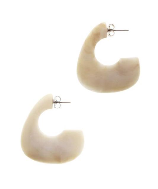 定価2,189円●EVRISエヴリス【新品】大理石マーブルカーブピアス●オフホワイト < ブランド 定価2,189円●EVRISエヴリス【新品】大理石マーブルカーブピアス●オフホワイト < ブランドの