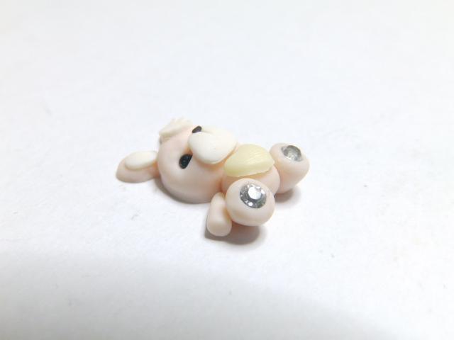 《New》<樹脂粘土>アニマル★ハート抱き.うさぎ(ラインストーン付)*デコパーツ < 香水/コスメ/ネイル 《New》<樹脂粘土>アニマル★ハート抱き.うさぎ(ラインストーン付)*デコパーツ < 香水/コスメ/ネイルの