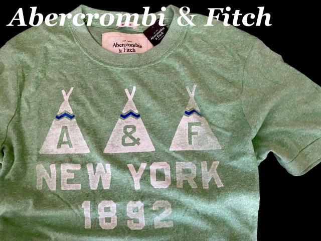 【Abercrombie & Fitch】アバクロ Vintage Printed XL Musle Fit /Green < ブランド  【Abercrombie & Fitch】アバクロ Vintage Printed XL Musle Fit /Green < ブランドの