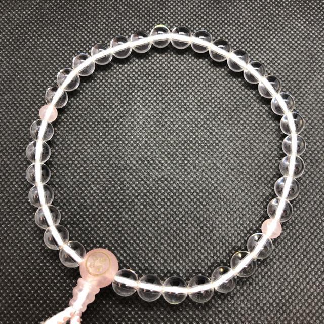 即決 念珠 数珠 ピンク 桜色 < 女性アクセサリー/時計  即決 念珠 数珠 ピンク 桜色 < 女性アクセサリー/時計の