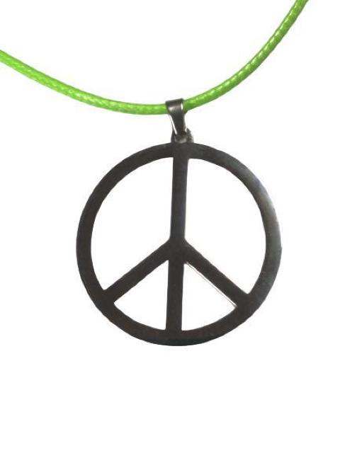 ピースマーク ネックレス チェーングリーン トップシルバー ステンレス メンズ レディース ペンダント アクセサリー < 男性アクセサリー/時計  ピースマーク ネックレス チェーングリーン トップシルバー ステンレス メンズ レディース ペンダント アクセサリー < 男性アクセサリー/時計の