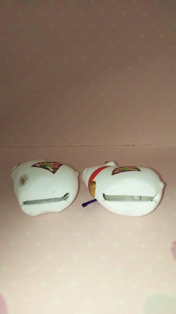 干支ミニ土鈴2個セット亥年猪、丑年牛高さ約6cm前後 < インテリア/ライフ 干支ミニ土鈴2個セット亥年猪、丑年牛高さ約6cm前後 < インテリア/ライフの