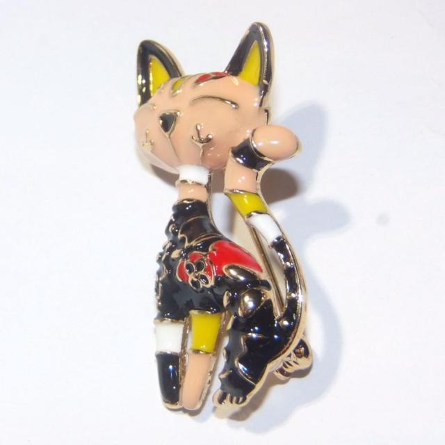 肌色 ネコ 猫 ネコ ねこ ピンブローチ ブローチ ピンバッジ バッジ ラペルピン < 女性アクセサリー/時計 肌色 ネコ 猫 ネコ ねこ ピンブローチ ブローチ ピンバッジ バッジ ラペルピン < 女性アクセサリー/時計の