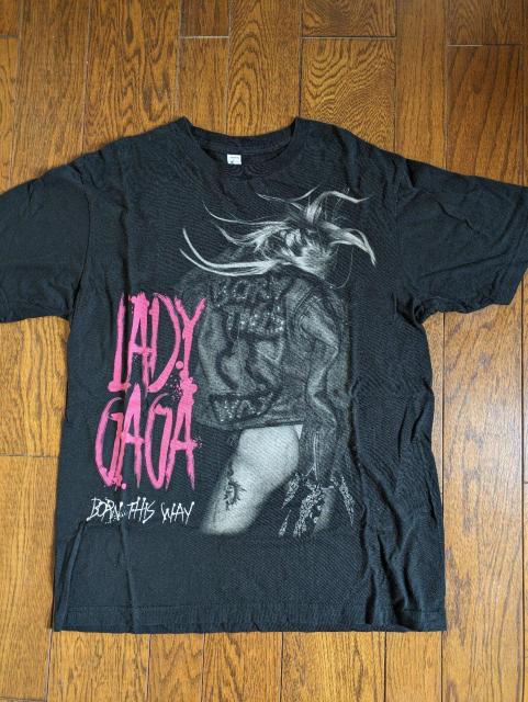 レディ・ガガ プリントTシャツ < 男性ファッション  レディ・ガガ プリントTシャツ < 男性ファッションの