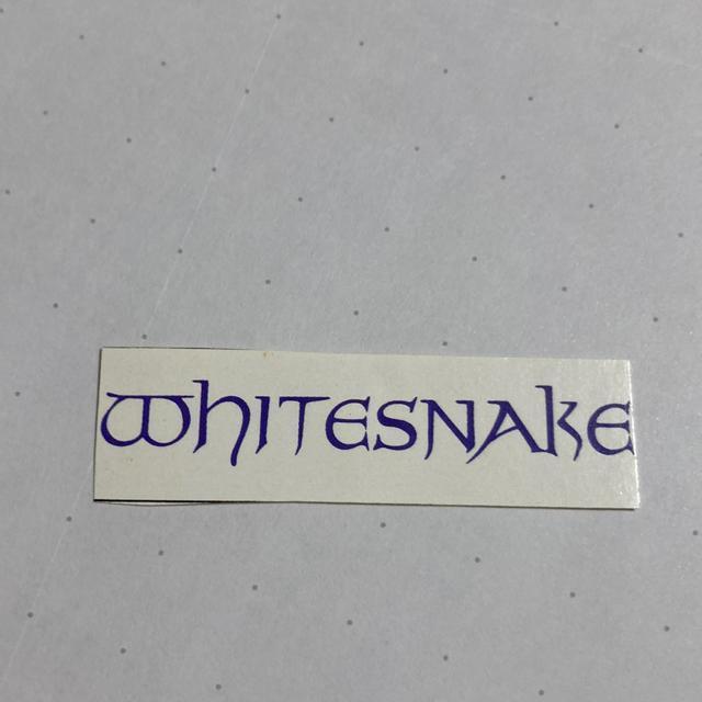 【ジョン・サイクス追悼】ホワイトスネイク WHITESNAKE /  ロゴステッカー ハードロック ヘヴィメタル < CD/DVD/ビデオ  【ジョン・サイクス追悼】ホワイトスネイク WHITESNAKE /  ロゴステッカー ハードロック ヘヴィメタル  < CD/DVD/ビデオの