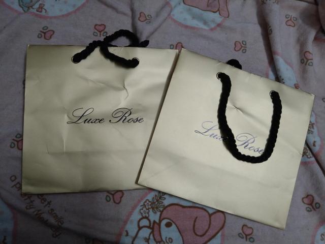 Luxe  Rose☆ショッパー2枚 < ブランド  Luxe  Rose☆ショッパー2枚  < ブランドの