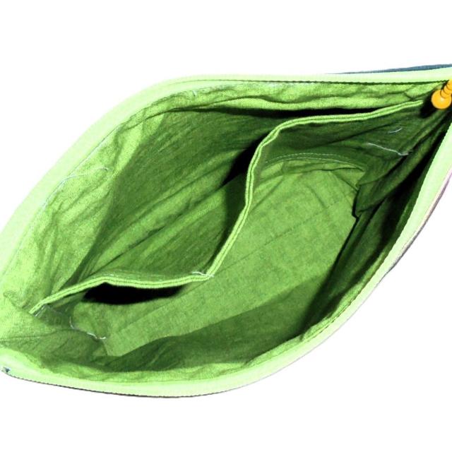 【21p幅】◆ポメラニアン◆メルヘングリーン・薔薇◆両面同柄ファスナーポーチ < 女性ファッション 【21p幅】◆ポメラニアン◆メルヘングリーン・薔薇◆両面同柄ファスナーポーチ < 女性ファッションの