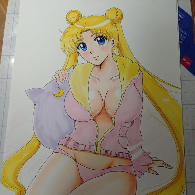 自作イラスト 月野うさぎ セーラームーン パジャマ < アニメ/コミック/キャラクター 自作イラスト 月野うさぎ セーラームーン パジャマ < アニメ/コミック/キャラクターの
