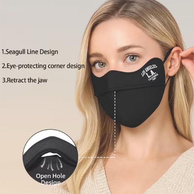 ��������690�~���~�p�}�X�N�A�g�����ʋC���̂���t�F�C�X�J�o�[�A�v�����g���uLOS ANGELES L.A. CALIFORNIA �� �j���t�@�b�V������ 