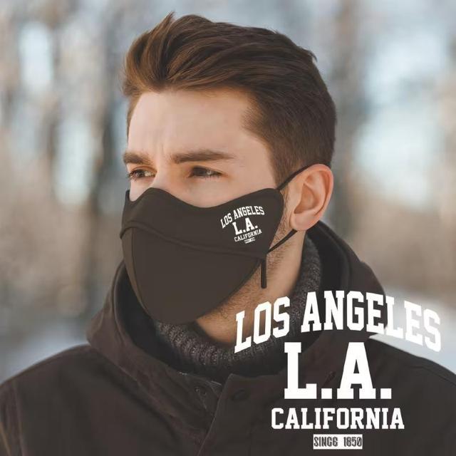 ��������690�~���~�p�}�X�N�A�g�����ʋC���̂���t�F�C�X�J�o�[�A�v�����g���uLOS ANGELES L.A. CALIFORNIA �� �j���t�@�b�V������ 