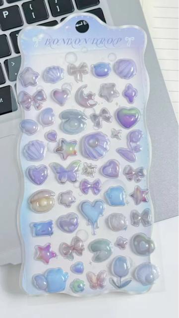 4枚セット 【新品】 3D 立体 ぷくぷく ぷっくり シール < ホビー 4枚セット 【新品】 3D 立体 ぷくぷく ぷっくり シール < ホビーの