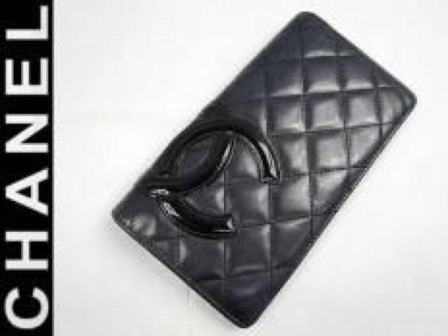 正規本物シャネル■カンボン長財布■良好■10番台ブラック×ピンク < ブランド  正規本物シャネル■カンボン長財布■良好■10番台ブラック×ピンク  < ブランドの