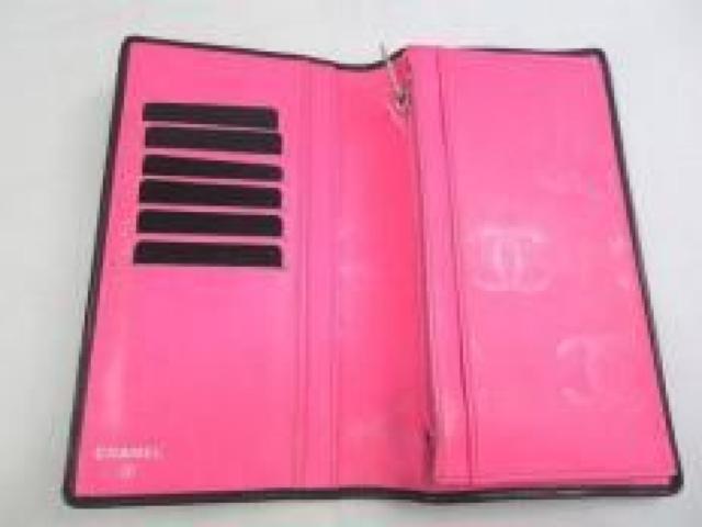 正規本物シャネル■カンボン長財布■良好■10番台ブラック×ピンク < ブランド  正規本物シャネル■カンボン長財布■良好■10番台ブラック×ピンク < ブランドの