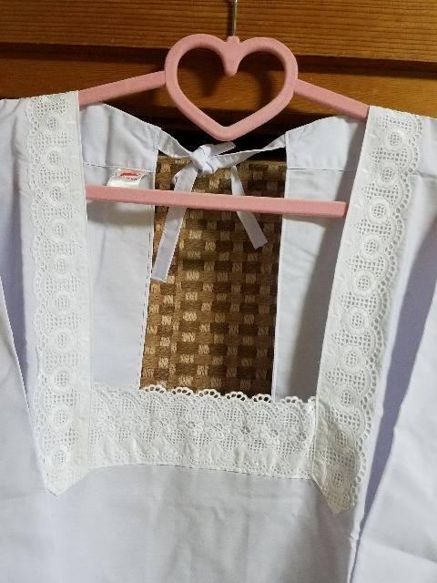 未使用☆割烹着*90p表記☆昭和レトロ < 女性ファッション  未使用☆割烹着*90p表記☆昭和レトロ < 女性ファッションの