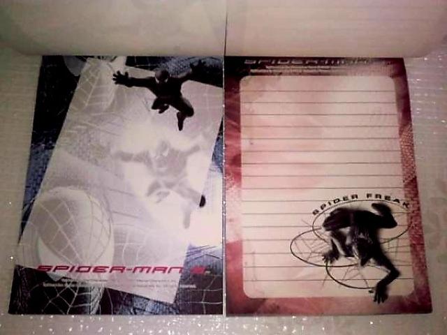 スパイダーマン3 オールカラー メモ帳 柄違い2冊セット マーベル 表紙ホログラム < ホビー  スパイダーマン3 オールカラー メモ帳 柄違い2冊セット マーベル 表紙ホログラム < ホビーの