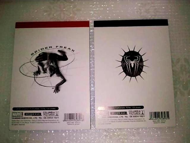 スパイダーマン3 オールカラー メモ帳 柄違い2冊セット マーベル 表紙ホログラム < ホビー  スパイダーマン3 オールカラー メモ帳 柄違い2冊セット マーベル 表紙ホログラム < ホビーの