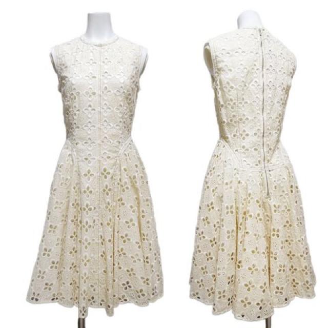 新品ミュウミュウmiu miu贅沢な刺繍生地フレアワンピース38キ < ブランド 新品ミュウミュウmiu miu贅沢な刺繍生地フレアワンピース38キ < ブランドの