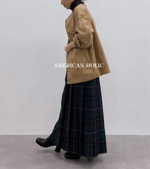 新品 AMERICAN HOLIC★ノーカラージャケット < 女性ファッション  新品 AMERICAN HOLIC★ノーカラージャケット < 女性ファッションの
