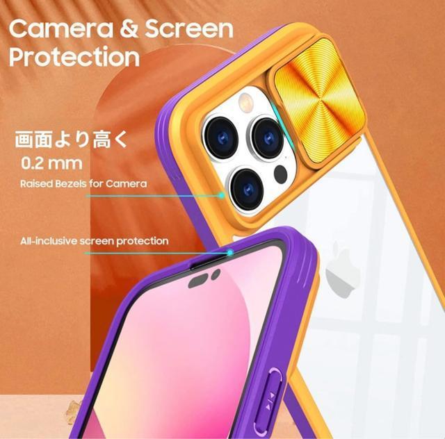 iPhone14P[XEJo[@JXChʕیP[X  Ɠd/AV 