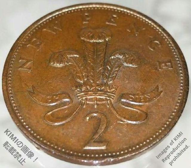 2 New Pence 1979 Elizabeth II 2nd portrait Bronze 2ペンス エリザ 貨幣 コイン < ホビー  2 New Pence 1979 Elizabeth II 2nd portrait Bronze 2ペンス エリザ 貨幣 コイン < ホビーの