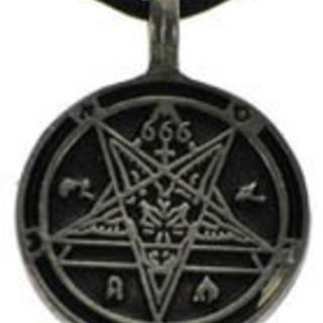 AzureGreen: Goat Head 666 Amulet シリウス < 女性アクセサリー/時計  AzureGreen: Goat Head 666 Amulet シリウス < 女性アクセサリー/時計の