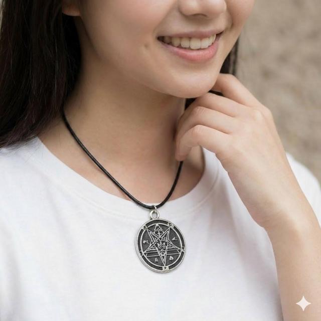 AzureGreen: Goat Head 666 Amulet シリウス < 女性アクセサリー/時計 AzureGreen: Goat Head 666 Amulet シリウス < 女性アクセサリー/時計の