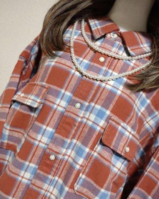 新品タグ8L★GEVS★シャツチュニ < 女性ファッション 新品タグ8L★GEVS★シャツチュニ < 女性ファッションの