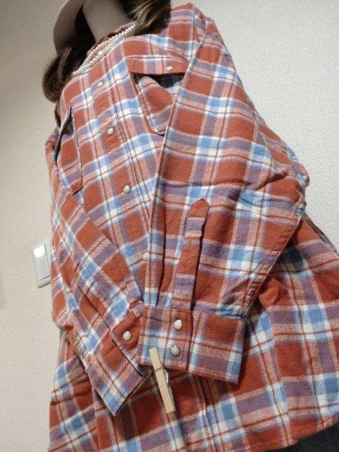 新品タグ8L★GEVS★シャツチュニ < 女性ファッション 新品タグ8L★GEVS★シャツチュニ < 女性ファッションの