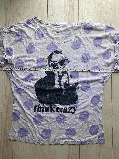 グラニフ☆薄紫×大ドットTシャツ < ブランド  グラニフ☆薄紫×大ドットTシャツ < ブランドの