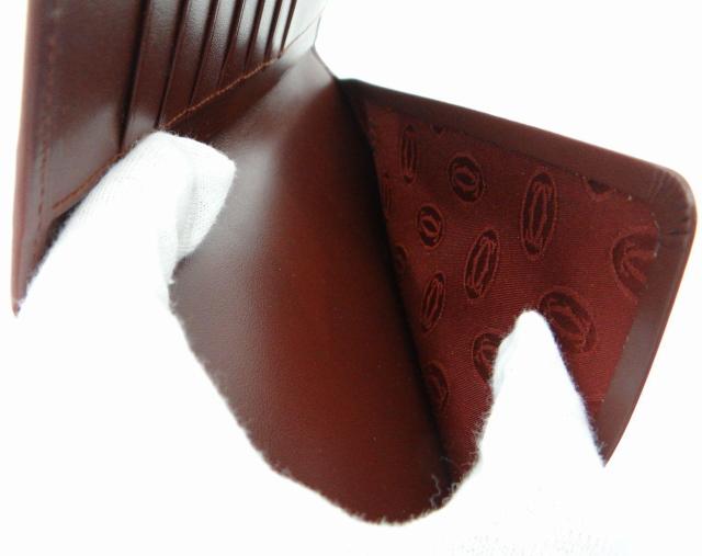 Cartier カルティエ マストライン レザー 二つ折り長財布 札入れ ボルドー<USED>【送料無料】 < ブランド Cartier カルティエ マストライン レザー 二つ折り長財布 札入れ ボルドー<USED>【送料無料】 < ブランドの