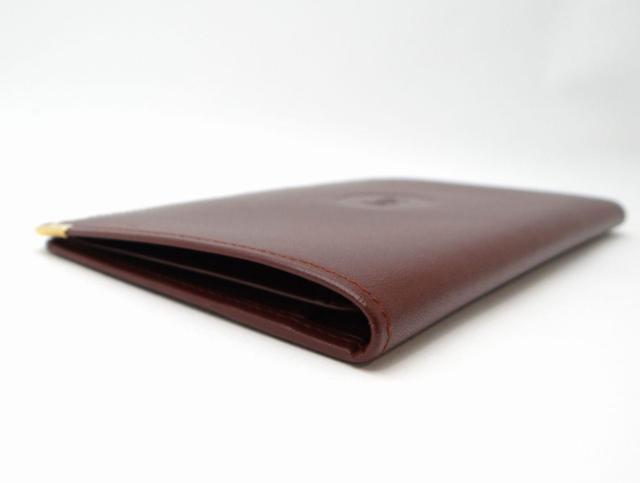 Cartier カルティエ マストライン レザー 二つ折り長財布 札入れ ボルドー<USED>【送料無料】 < ブランド Cartier カルティエ マストライン レザー 二つ折り長財布 札入れ ボルドー<USED>【送料無料】 < ブランドの