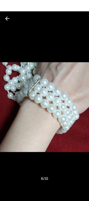 ロングパール ネックレス+3連ブレスレットセット パール 真珠 アクセサリー SILVER パールネックレス 結婚式 パーティー < 女性アクセサリー/時計 ロングパール ネックレス+3連ブレスレットセット パール 真珠 アクセサリー SILVER パールネックレス 結婚式 パーティー < 女性アクセサリー/時計の