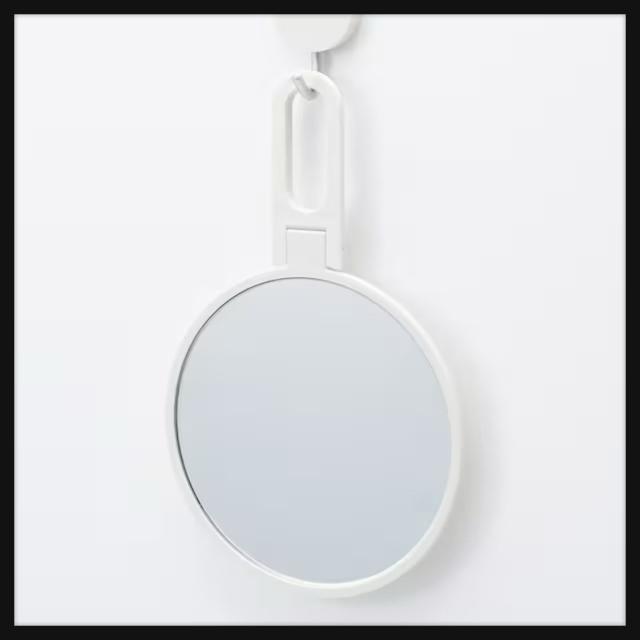 MUJI 無印良品 スチロール 折りたたみ手付きミラー L 手鏡 丸鏡 持ち運びに便利! スタンドミラー < インテリア/ライフ MUJI 無印良品 スチロール 折りたたみ手付きミラー L 手鏡 丸鏡 持ち運びに便利! スタンドミラー < インテリア/ライフの