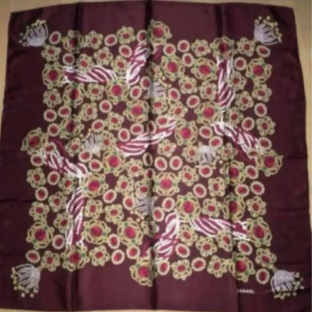 シャネル シルクスカーフ ジュエリー タッセル柄 ボルドー CHANEL CHANEL 宝石柄 シルク 大判 ヴィンテージ < ブランド シャネル シルクスカーフ ジュエリー タッセル柄 ボルドー CHANEL CHANEL 宝石柄 シルク 大判 ヴィンテージ < ブランドの