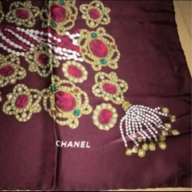 シャネル シルクスカーフ ジュエリー タッセル柄 ボルドー CHANEL CHANEL 宝石柄 シルク 大判 ヴィンテージ < ブランド シャネル シルクスカーフ ジュエリー タッセル柄 ボルドー CHANEL CHANEL 宝石柄 シルク 大判 ヴィンテージ < ブランドの