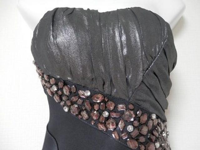 Andy高級ミニタイトドレスベアネイビービジューワンピ < 女性ファッション Andy高級ミニタイトドレスベアネイビービジューワンピ < 女性ファッションの