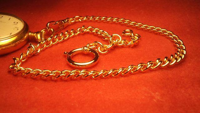☆18K同一色輝!☆【懐中時計 鎖】新品未使用 < 男性アクセサリー/時計 ☆18K同一色輝!☆【懐中時計 鎖】新品未使用 < 男性アクセサリー/時計の
