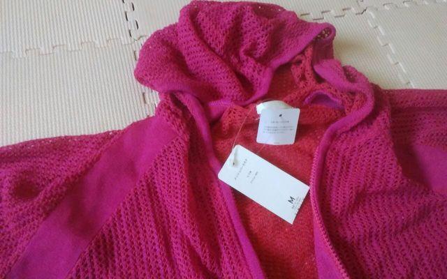 新品 Mサイズ ピンク メッシュ < 女性ファッション  新品 Mサイズ ピンク メッシュ < 女性ファッションの