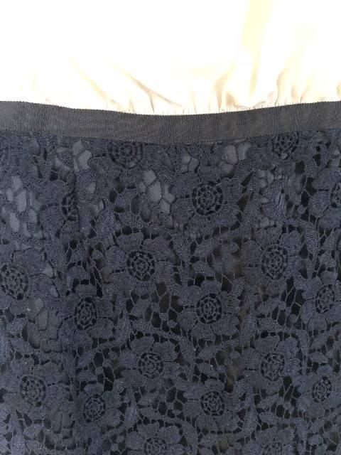 ANAYI アナイ レーススカート ドッキングワンピース38 < ブランド ANAYI アナイ レーススカート ドッキングワンピース38 < ブランドの