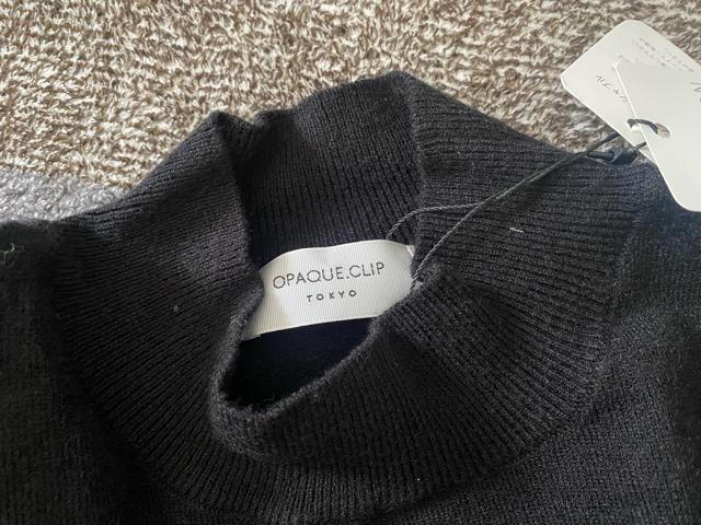 新品☆OPAQUE.CLIP(オペークドットクリップ)ドッキングニット☆ < ブランド 新品☆OPAQUE.CLIP(オペークドットクリップ)ドッキングニット☆ < ブランドの