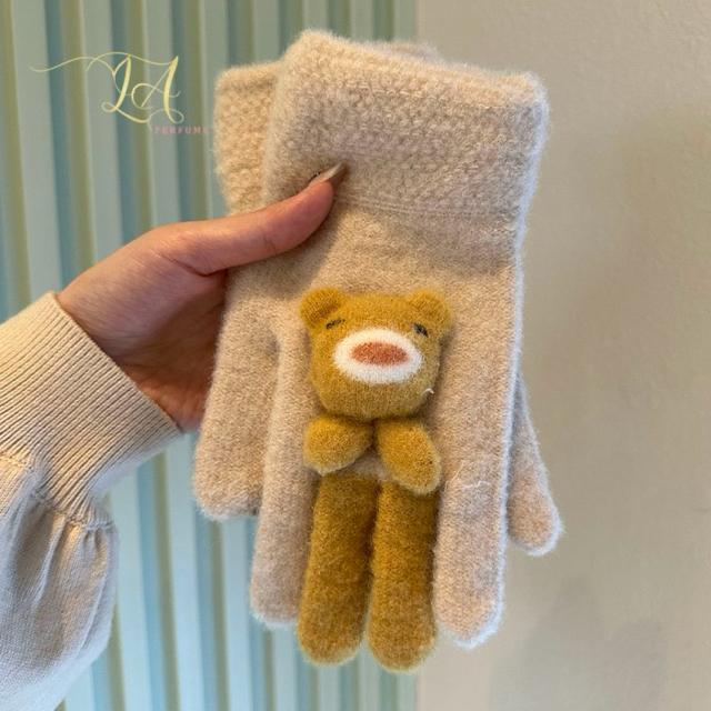 クマのぬいぐるみ付き手袋 くま テディベア 可愛い かわいい レディース < 女性ファッション クマのぬいぐるみ付き手袋 くま テディベア 可愛い かわいい レディース < 女性ファッションの